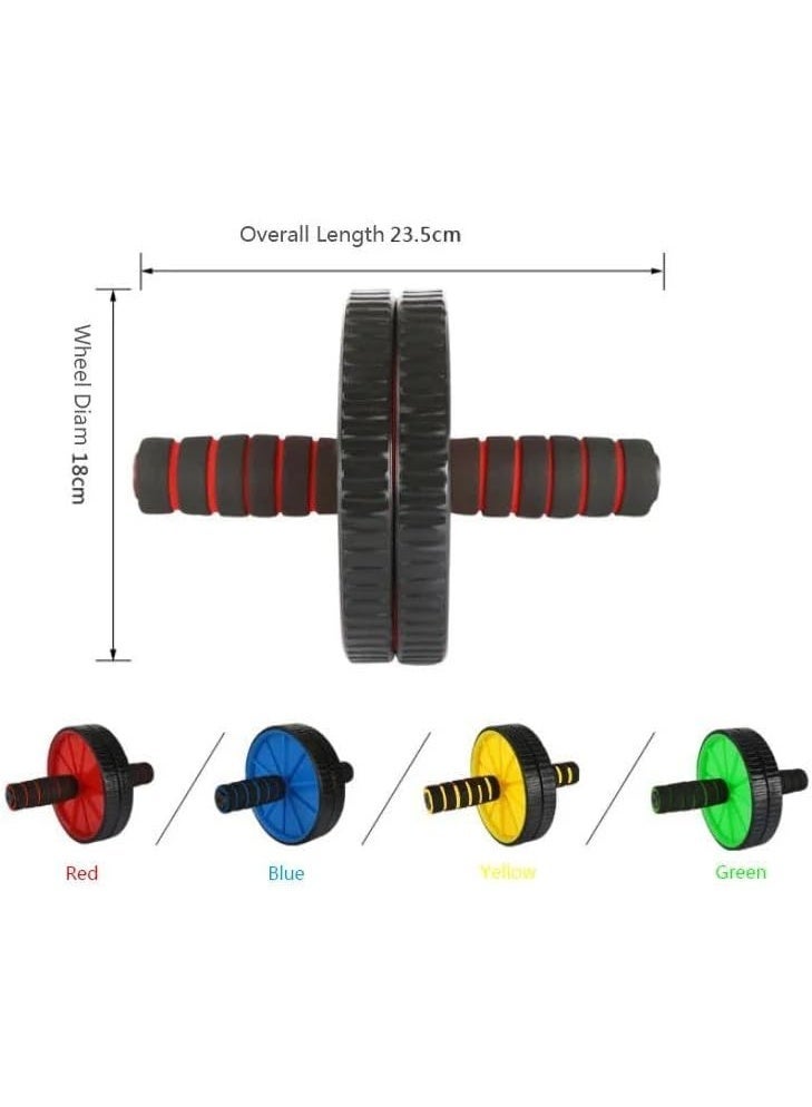 ULTIMATE Core Roller Abdominal Roller 2 Wheel Hand Pusher for Exercise, Abdominal Exercise, Wheel with Knee Pad Multicolor ( Multicolour ) - Image 3
